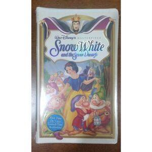 Walt Disney Masterpiece Snow White and the‎ Seven Dwarfs Sealed VHS Tape